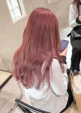 ロング カラー ダブルカラー ブリーチ/kaitoのヘアスタイル