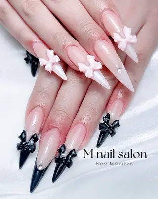 ネイル M🌷nail 長さだし専門店のネイルデザイン