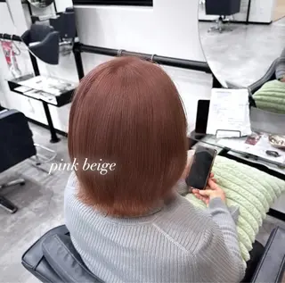 ミディアム カラー ブリーチカラー/ 透明感カラー/竜希のヘアスタイル