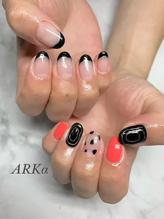 ミディアム ネイル Nailsalon ARKαのネイルデザイン