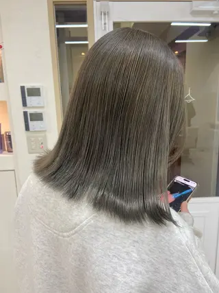 ミディアム 宮澤 泉のヘアスタイル