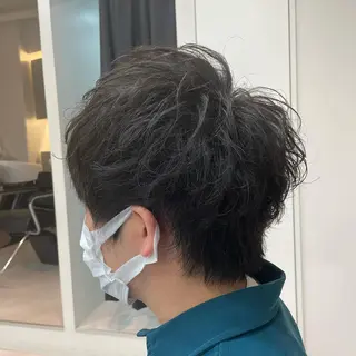 ショート 髪質改善× ハイライト溝江のヘアスタイル