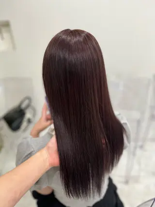 ロング カラー ガーリー♡女の子っぽ ヘア♡ピンクカラー♡のヘアスタイル