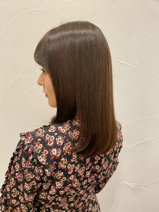 セミロング Ash中目黒店 榊間茜のヘアスタイル