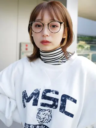 ミディアム CECIL hair なんば店所属・メンズパーマ 艶髪☆店長☆有馬のヘアスタイル