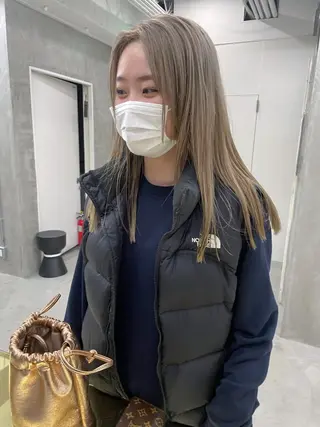 ロング カラー yurika☁️ 似合わせ｜レイヤーのヘアスタイル