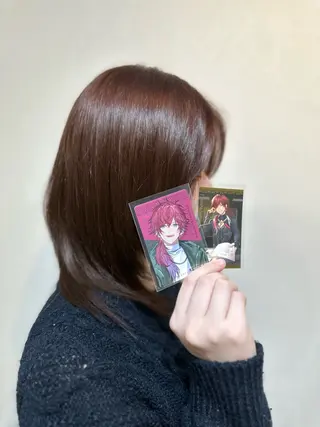 ミディアム カラー kaminote所属・福西晃希 【艶髪・髪質改善】のヘアスタイル