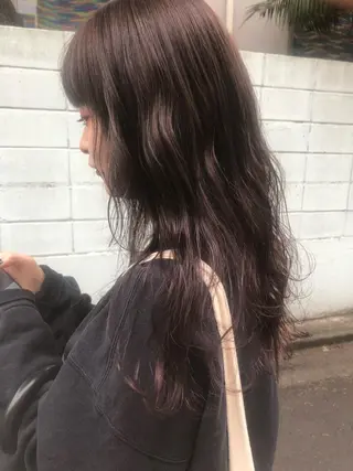 ロング カラー classic 新横浜所属・大人girly🛋️ 🤍yukakoのヘアスタイル