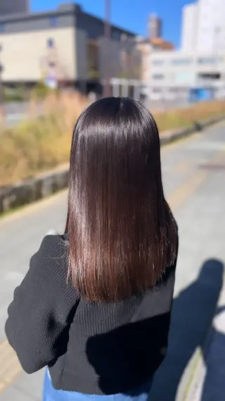 セミロング 辻 雅也のヘアスタイル