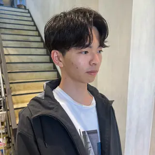 パーマ メンズ メンズパーマ/メンズ カット/古川晴輝のヘアスタイル