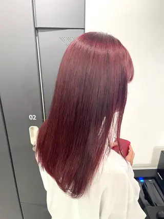 カラー Hikaru艶カラー /メンズカットのヘアスタイル