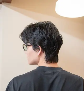 ミディアム カラー パーマ メンズ 🔗メンズサロン🔗 Kieのヘアスタイル