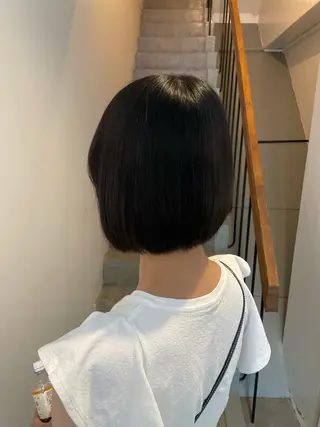 ミディアム 川口 瑞穂のヘアスタイル