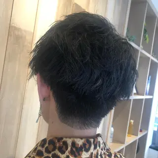 ショート カラー メンズ EARTH志木/佐藤 氷河のヘアスタイル