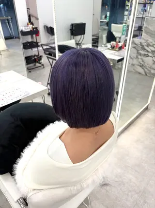 ショート カラー ハイトーン/エクステ /りこぴん🎀のヘアスタイル