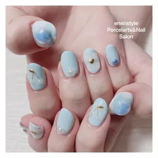 ミディアム ネイル 👑enen style👑のネイルデザイン