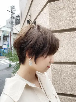 ショート カラー 美髪❣️縮毛矯正/ 髪質改善✨/山本のヘアスタイル