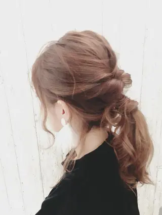 ロング ヘアアレンジ RUMéL 🌙YUIのマツエク・マツパデザイン