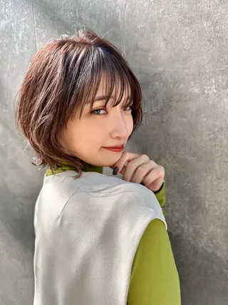 ミディアム Lond luce心斎橋【ロンドルーチェ】所属・❣️心斎橋髪質改善 鈴木佑弥❣️のヘアスタイル