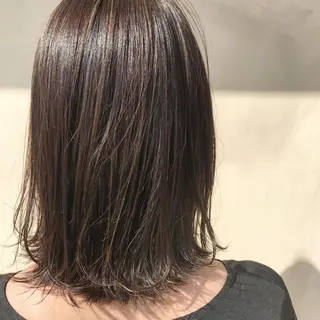 ミディアム カラー 艶髪育成サロン 京橋　shinのヘアスタイル