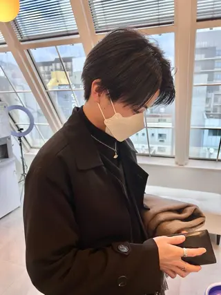 ショート カラー メンズ YUNA ユウナのヘアスタイル