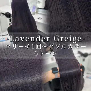 ロング カラー ヘアアレンジ 💓ブリーチ特化 透明感💓あい💓のヘアスタイル