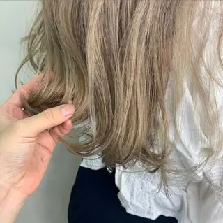 ロング カラー 顔まわりレイヤー/ bob及川亜沙美のヘアスタイル