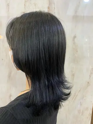 ミディアム カラー SYUYA/パーマ/ マッシュスタイル特化のヘアスタイル