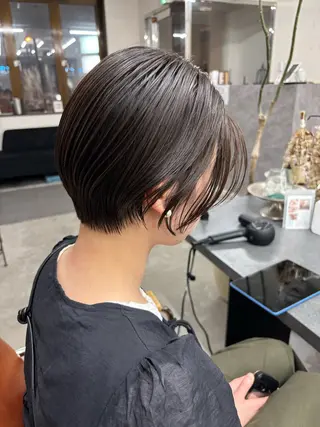 ショート カラー パーマ nico 麻生 やまざきれいのヘアスタイル