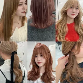 セミロング MOE 福岡韓国ヘア✧︎のヘアスタイル