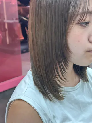 ミディアム 原宿/ボブ/髪質 改善/レイヤー/優希のヘアスタイル