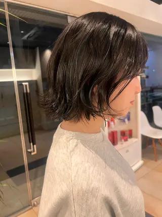 ショート リリカ🐈‍⬛ブリー チカラー/上永谷のヘアスタイル