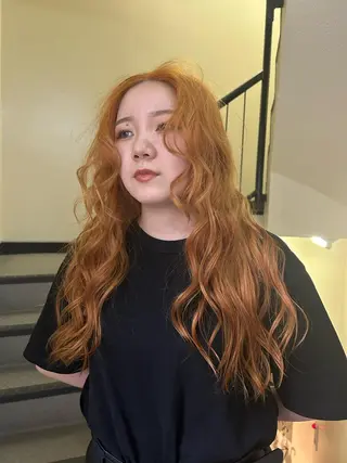 ロング カラー ヘアアレンジ ☕️結【suii.】 ボブ/ヘアセット☕️のヘアスタイル