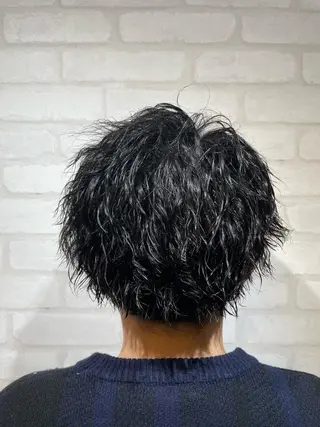 ミディアム パーマ メンズ 🌞谷川 幸也🌞のヘアスタイル