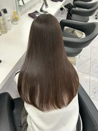 カラー 透明感ベージュ🤎 ナチュラルレイヤーのヘアスタイル