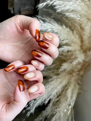 ネイル 甲府市徳行 🧸prunelleのネイルデザイン