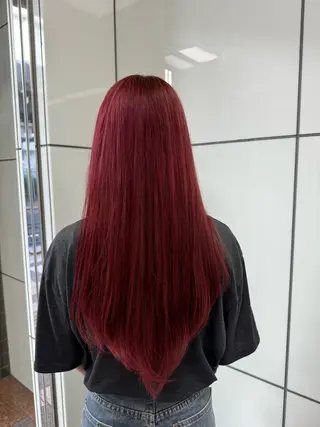ロング カラー 近藤 愛理のヘアスタイル