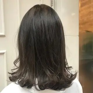 ミディアム カラー 🫟Blanco🫟 Color&Careのヘアスタイル