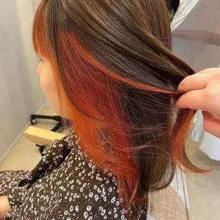 セミロング 特化✨透明感カラー 白髪染め✨住田緋菜のヘアスタイル