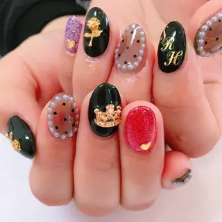 ネイル La neige* yuki 🥯🍑のネイルデザイン