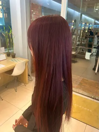 ロング 🍂透明感ベージュ カラー🍂森部杏菜のヘアスタイル