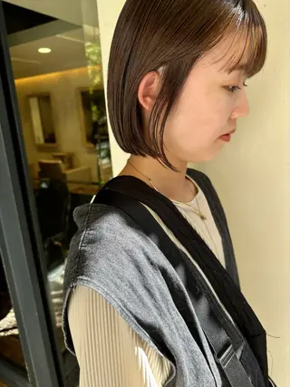 ショート ショート ボブ 梅田 木戸健人のヘアスタイル