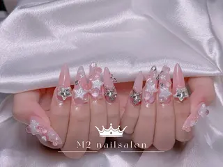 ネイル 長さだし専門店 M2 rikaのネイルデザイン