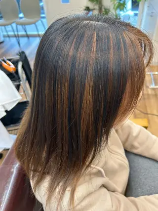 ミディアム 中野 未来のヘアスタイル