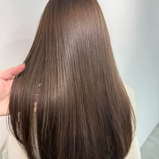 ロング カラー ヘアアレンジ ブリーチなしカラー /ベージュ/安形翔のヘアスタイル