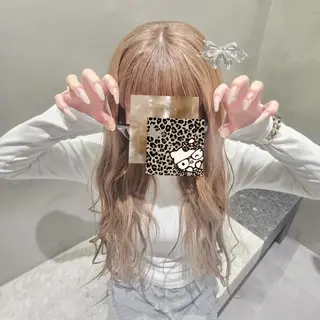 ロング カラー 𝔅𝔈ℭ𝔎/ 𝔪𝔦𝔶𝔲のヘアスタイル