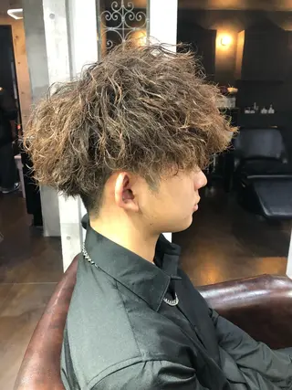 パーマ メンズ 🪮メンズパーマ🪮 池田雅侑のヘアスタイル