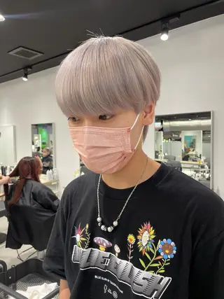 カラー メンズ モモ 🍑のマツエク・マツパデザイン