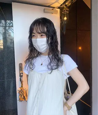 セミロング パーマ 🌿ボブ パーマ高橋啓太🌿のヘアスタイル