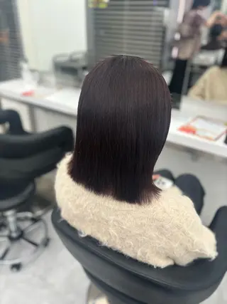 セミロング カラー 🤍レイヤー/顔周り /hirari🤍のヘアスタイル